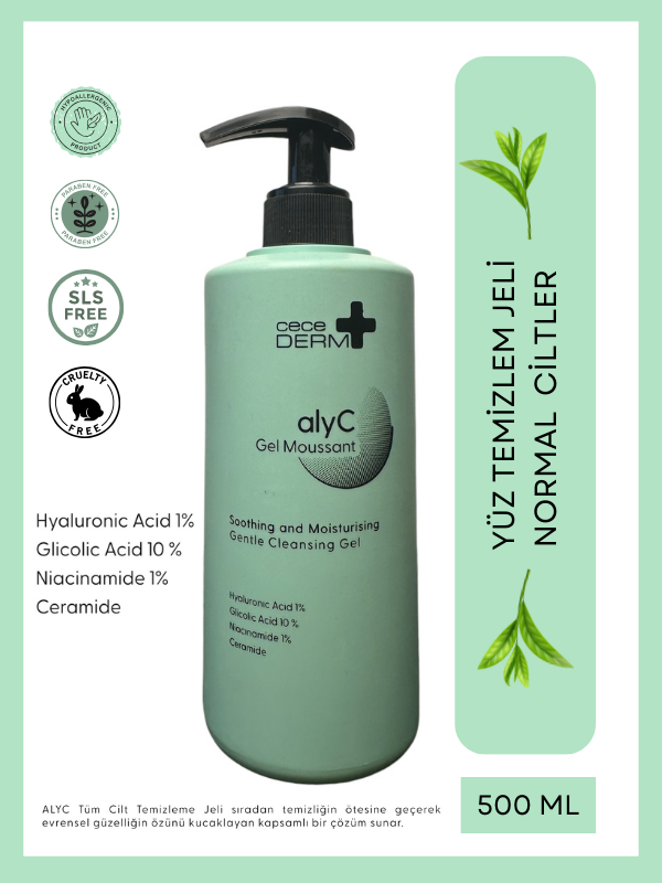 Normal Ciltler Yüz Temizleme Jeli 500 ml